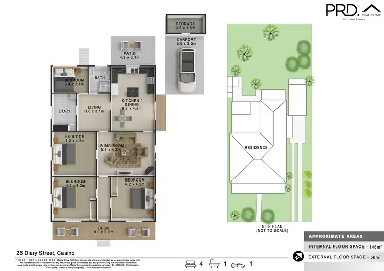 Floorplan of Homely house listing, 26 Diary Street, Casino NSW 2470