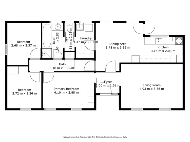 Floorplan of Homely house listing, 8 Mcmillan Court, Horsham VIC 3400