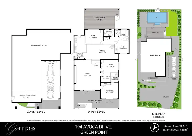Floorplan of Homely house listing, 194 Avoca Drive, Green Point NSW 2251