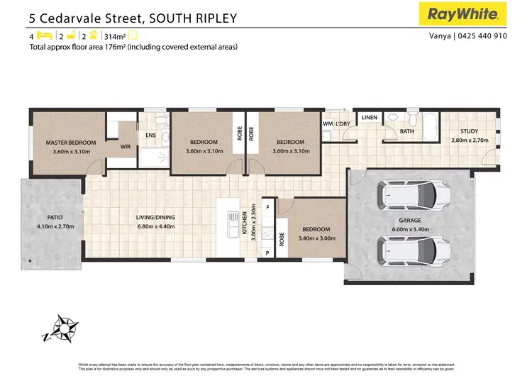 Floorplan of Homely house listing, 5 Cedarvale Street, South Ripley QLD 4306