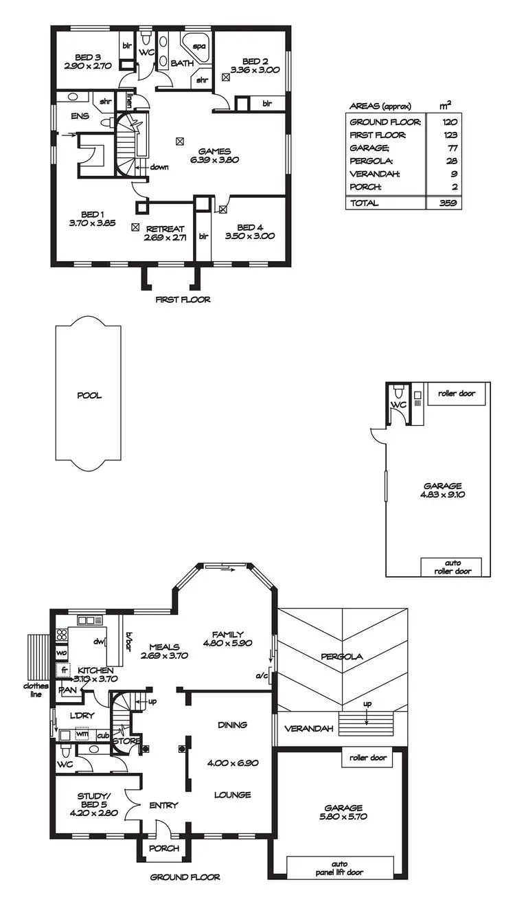 Floorplan of Homely house listing, 18 Aqueduct Way, Highbury SA 5089