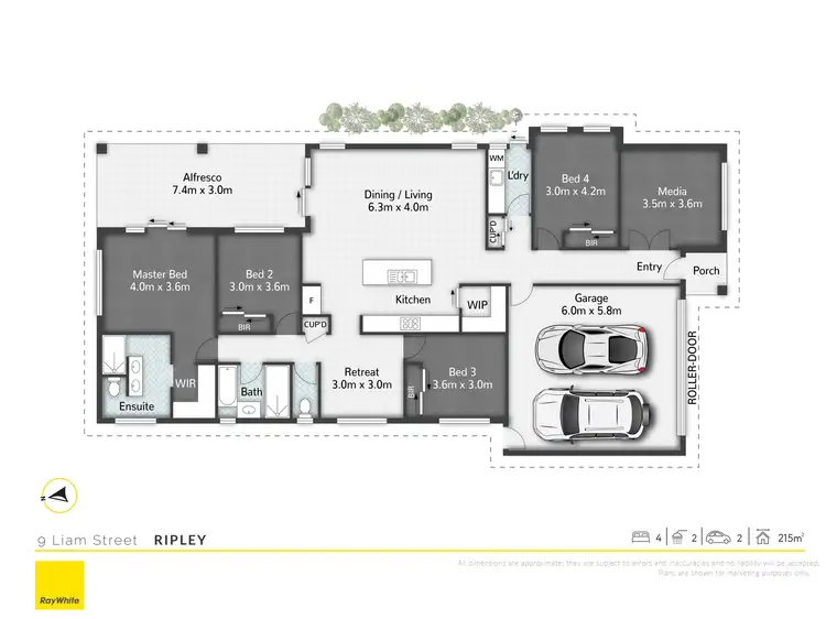Floorplan of Homely house listing, 9 Liam Street, Ripley QLD 4306