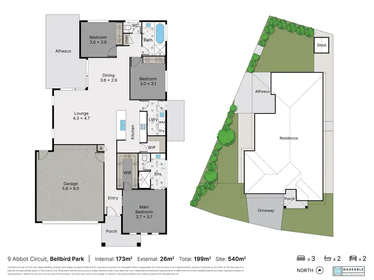 Floorplan of Homely house listing, 9 Abbot Circuit, Bellbird Park QLD 4300