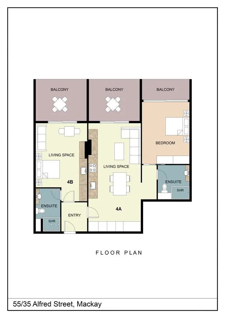 Floorplan of Homely apartment listing, 4/35 Alfred Street, Mackay QLD 4740