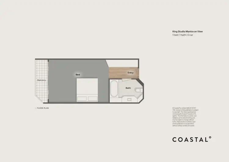 Floorplan of Homely apartment listing, 817/22 View Avenue, Surfers Paradise QLD 4217