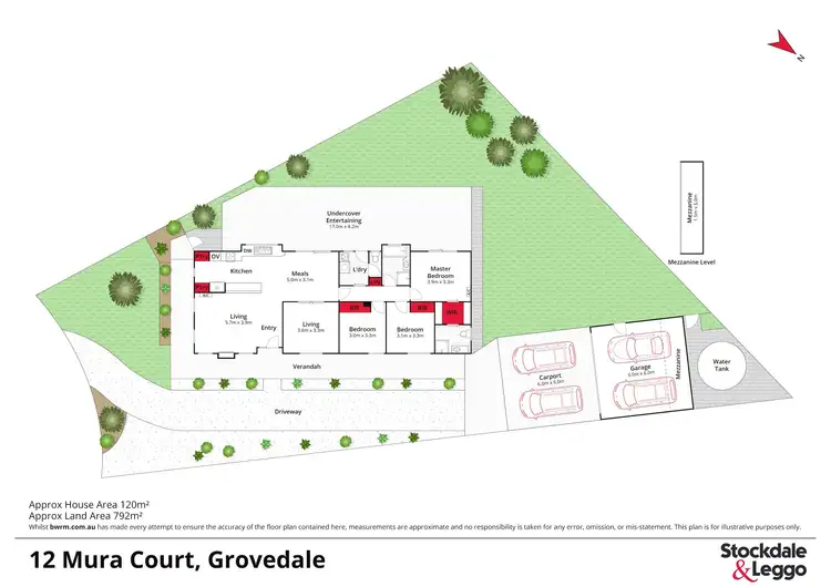 Floorplan of Homely house listing, 12 Mura Court, Grovedale VIC 3216