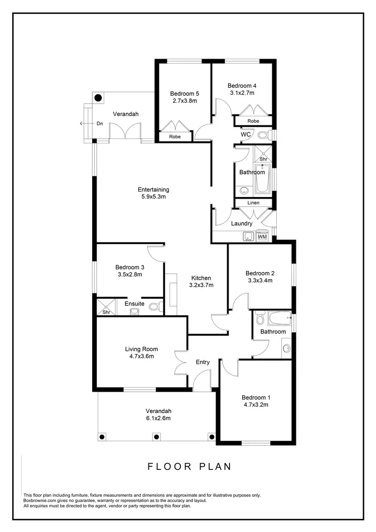 Floorplan of Homely house listing, 99 Salisbury Street, Bedford WA 6052