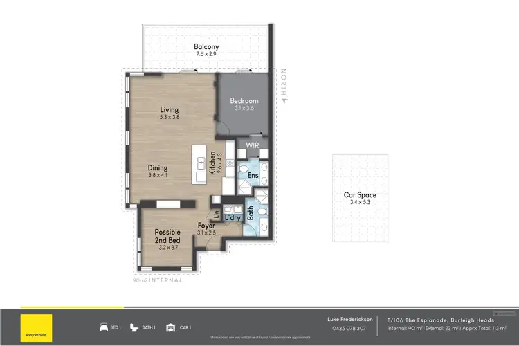 Floorplan of Homely apartment listing, 8/106 The Esplanade, Burleigh Heads QLD 4220