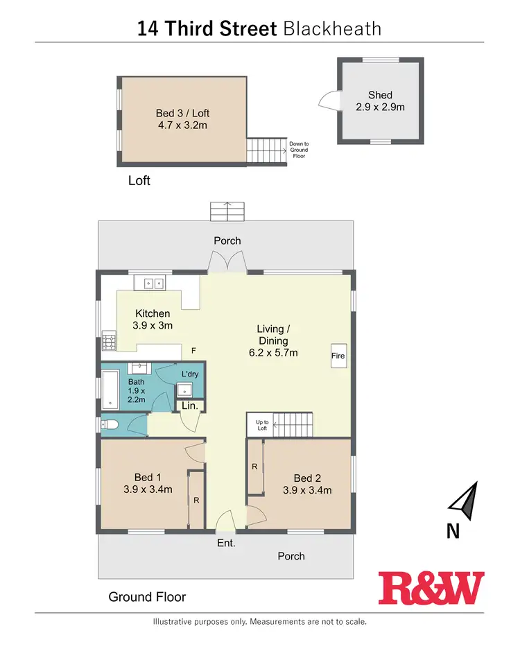 Floorplan of Homely house listing, 14 Third Street, Blackheath NSW 2785