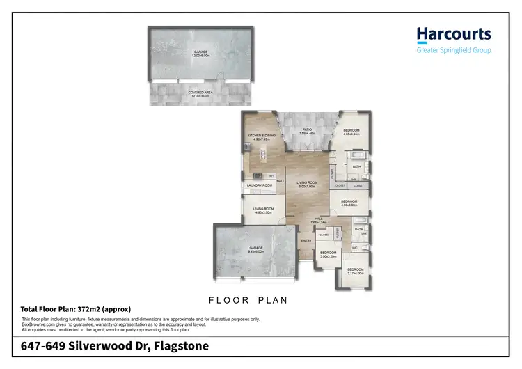 Floorplan of Homely house listing, 647-649 Silverwood Drive, Flagstone QLD 4280