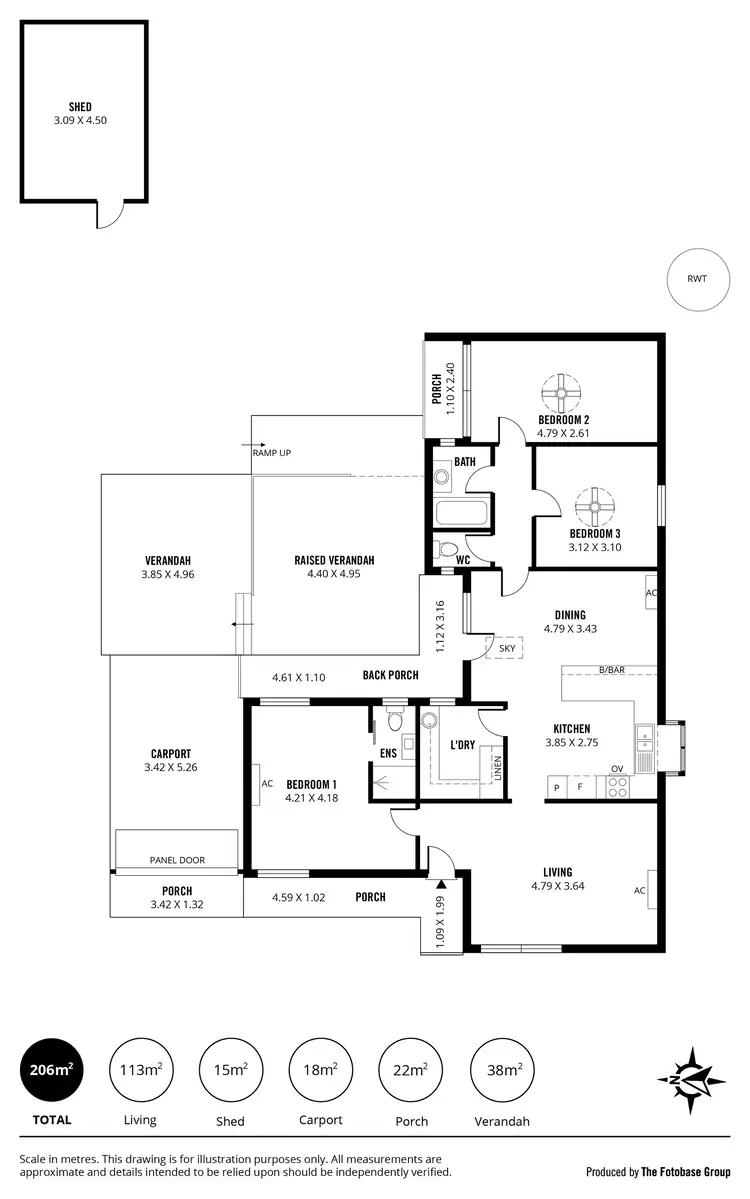 Floorplan of Homely house listing, 50 Kenneth Road, Morphett Vale SA 5162