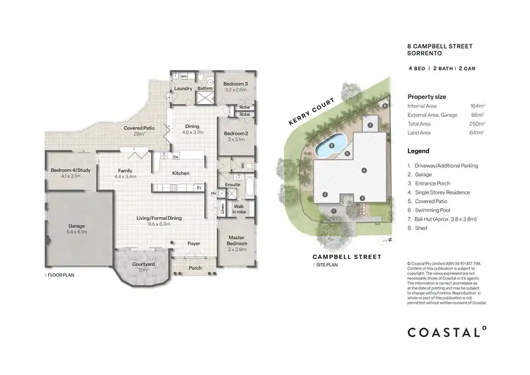 Floorplan of Homely house listing, 8 Campbell Street, Sorrento QLD 4217