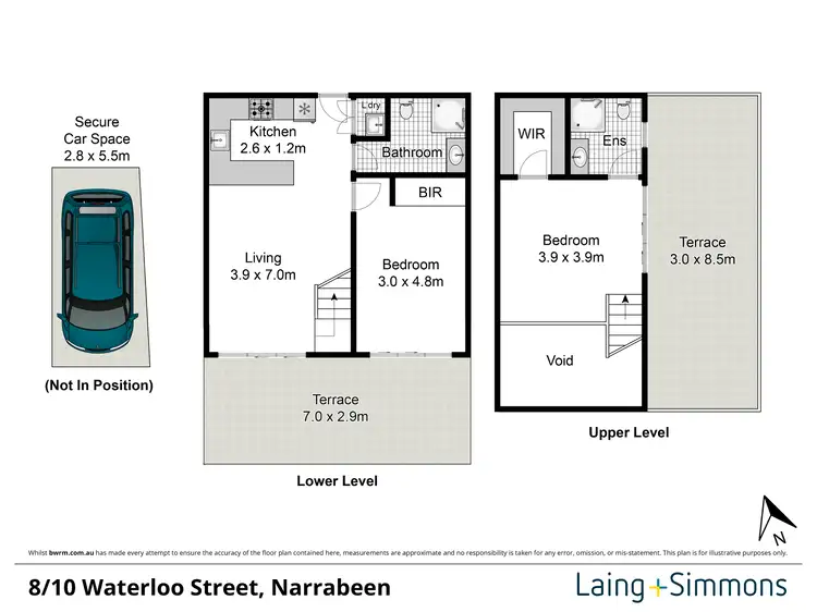 Floorplan of Homely apartment listing, 8/10 Waterloo Street, Narrabeen NSW 2101