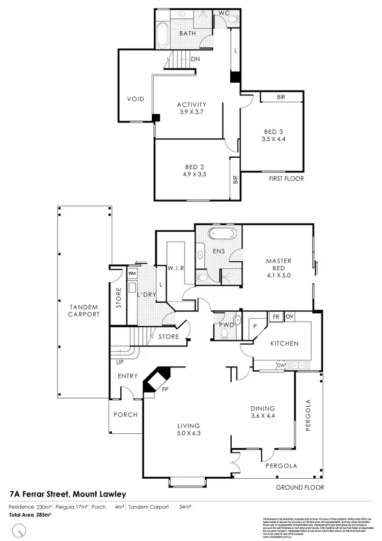 Floorplan of Homely house listing, 7A FERRAR STREET, Mount Lawley WA 6050