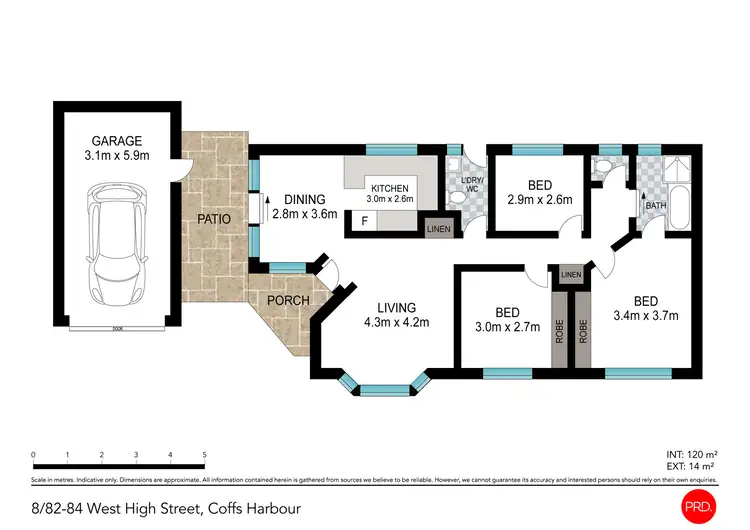Floorplan of Homely villa listing, 8/82-84 West High Street, Coffs Harbour NSW 2450