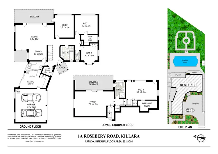 Floorplan of Homely house listing, 1a Rosebery Road, Killara NSW 2071