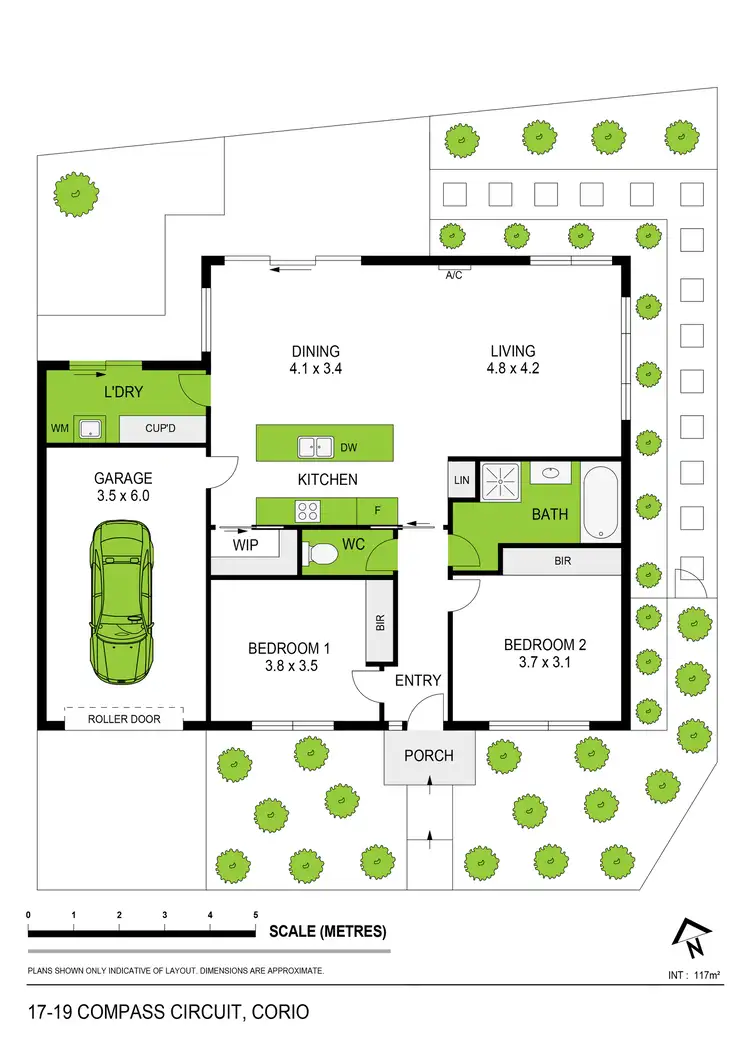 Floorplan of Homely house listing, 17-19 Compass Circuit, Corio VIC 3214