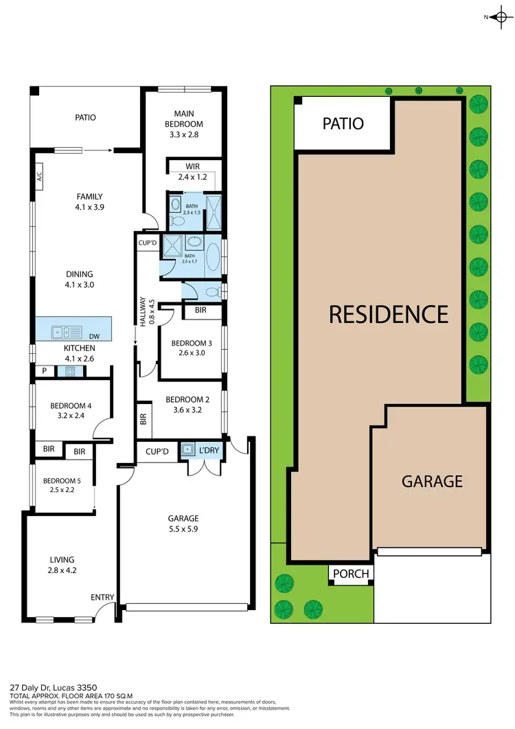 Floorplan of Homely house listing, 27 Daly Drive, Lucas VIC 3350