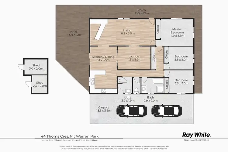 Floorplan of Homely house listing, 44 Thoms Crescent, Mount Warren Park QLD 4207