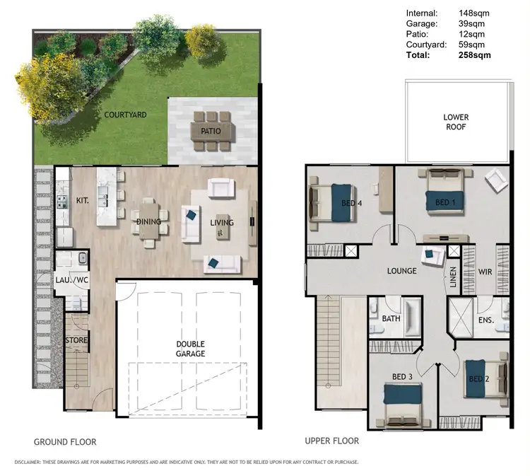 Floorplan of Homely townhouse listing, 5/107 Keona Road, Mcdowall QLD 4053