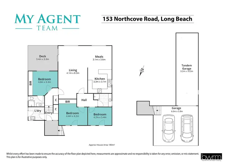 Floorplan of Homely house listing, 153 Northcove Road, Long Beach NSW 2536