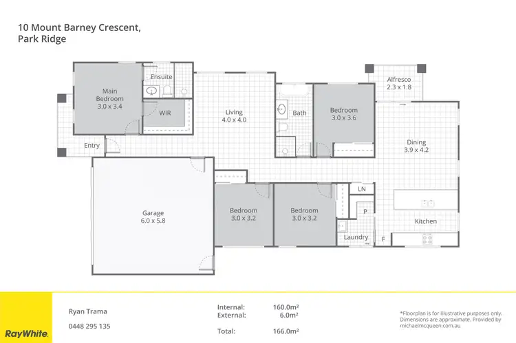 Floorplan of Homely house listing, 10 Mount Barney Crescent, Park Ridge QLD 4125