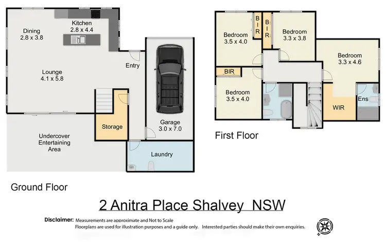 Floorplan of Homely house listing, 2 Anitra Place, Shalvey NSW 2770