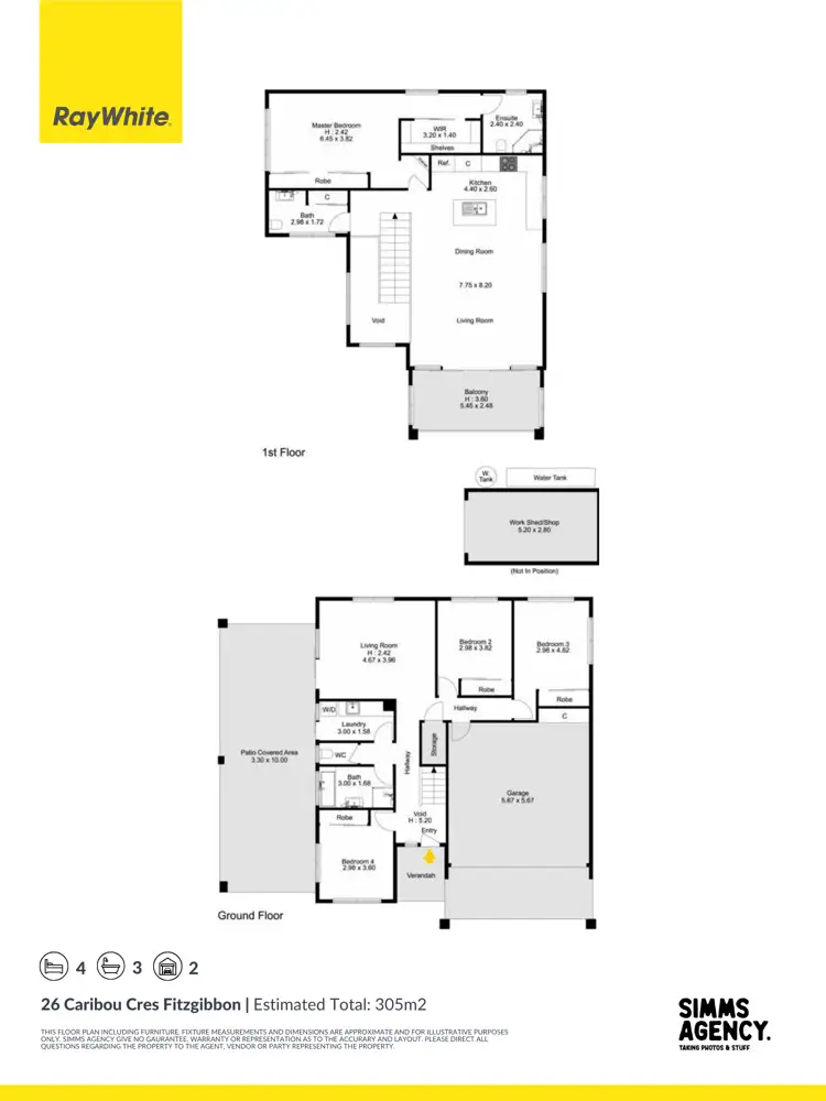 Floorplan of Homely house listing, 26 Caribou Crescent, Fitzgibbon QLD 4018
