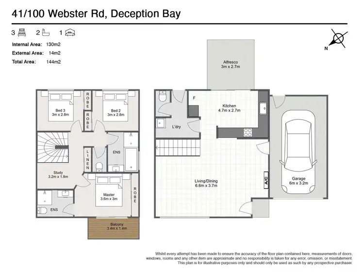 Floorplan of Homely house listing, 41/100 Webster Road, Deception Bay QLD 4508