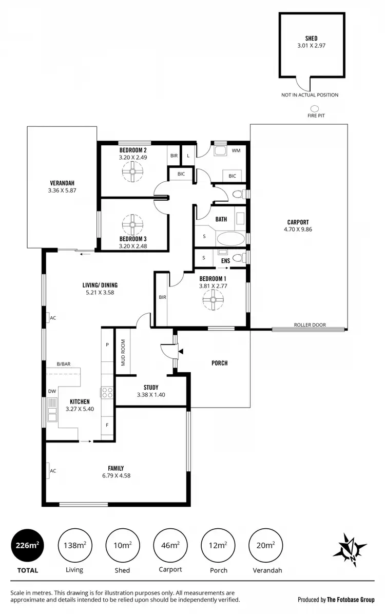 Floorplan of Homely house listing, 16 Basedows Street, Happy Valley SA 5159