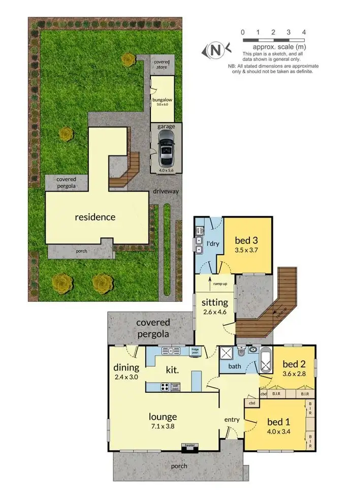 Floorplan of Homely house listing, 6 Allen Street, Glen Waverley VIC 3150