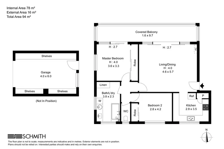 Floorplan of Homely apartment listing, 4/43 Enid Street, Tweed Heads NSW 2485