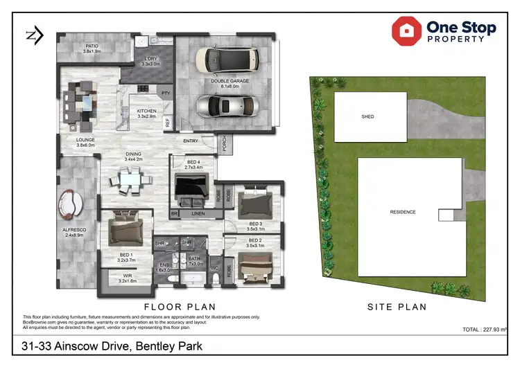 Floorplan of Homely house listing, 31-33 Ainscow Drive, Bentley Park QLD 4869