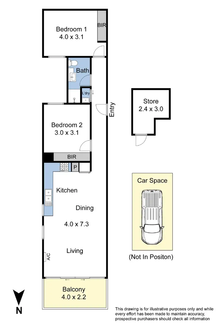 Floorplan of Homely apartment listing, 10/85 Whitehorse Road, Blackburn VIC 3130