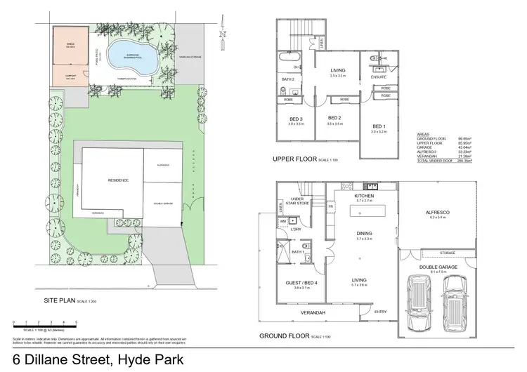 Floorplan of Homely house listing, 6 Dillane Street, Hyde Park QLD 4812