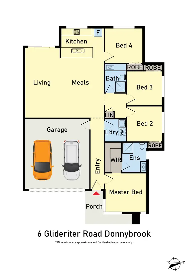 Floorplan of Homely house listing, 6 Glideriter Road, Donnybrook VIC 3064