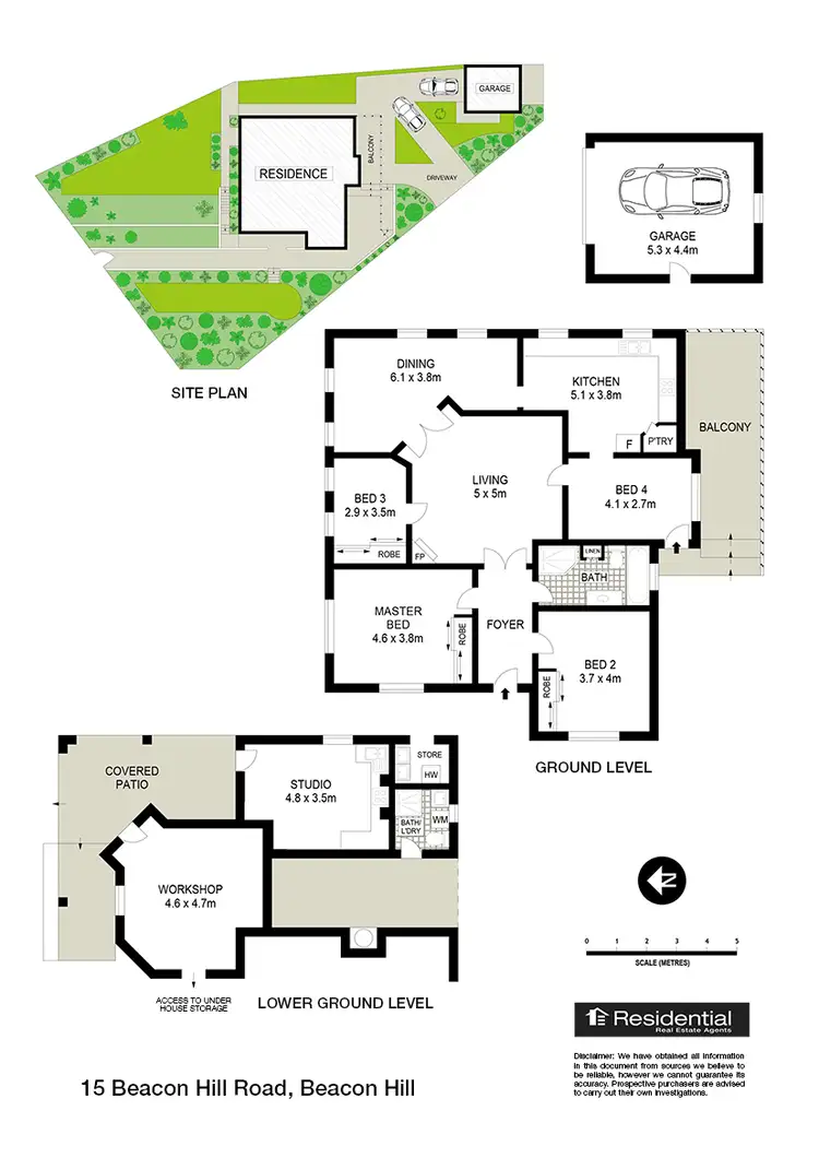 Floorplan of Homely house listing, 15 Beacon Hill Road, Beacon Hill NSW 2100