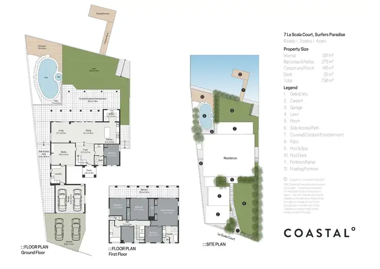 Floorplan of Homely house listing, 7 La Scala Court, Isle of Capri QLD 4217