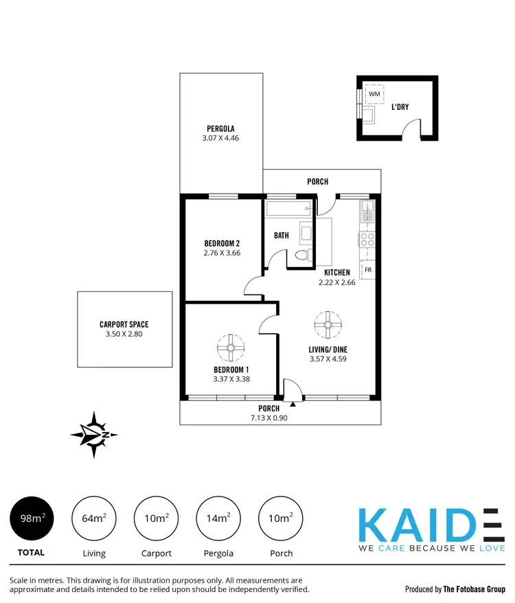 Floorplan of Homely unit listing, 4/40 Heather Avenue, Windsor Gardens SA 5087