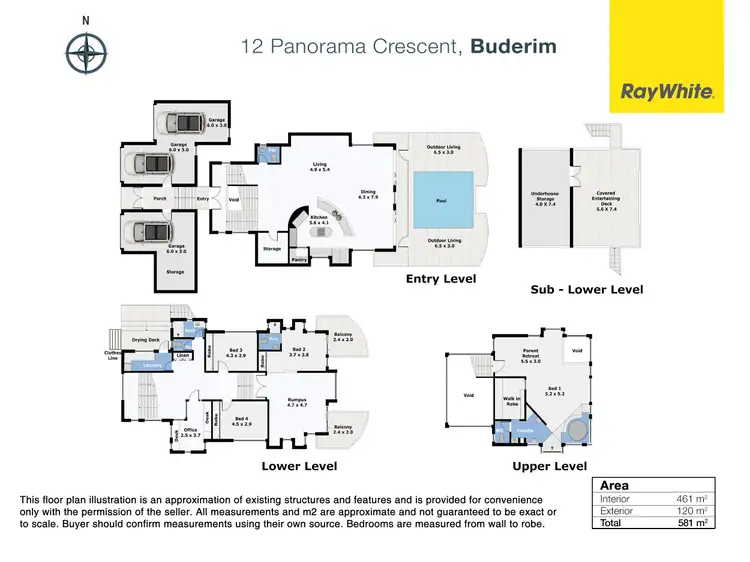Floorplan of Homely house listing, 12 Panorama Crescent, Buderim QLD 4556