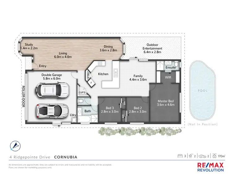 Floorplan of Homely house listing, 4 Ridgepointe Drive, Cornubia QLD 4130