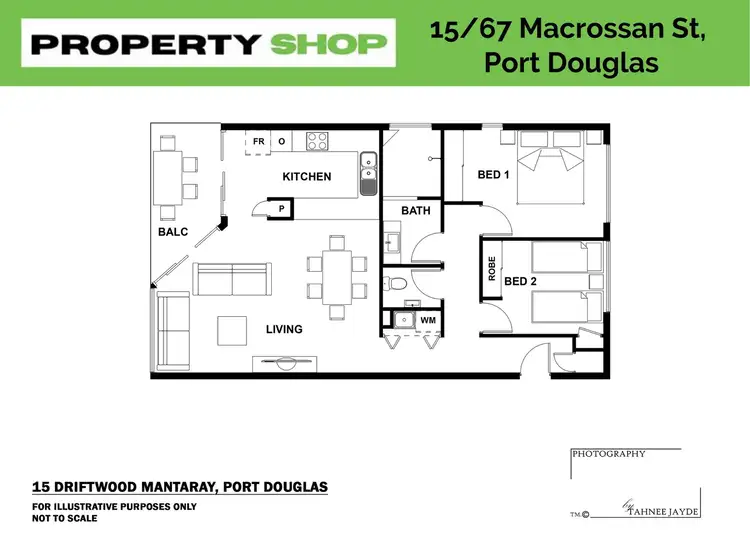 Floorplan of Homely apartment listing, 15/67 Macrossan Street, Port Douglas QLD 4877