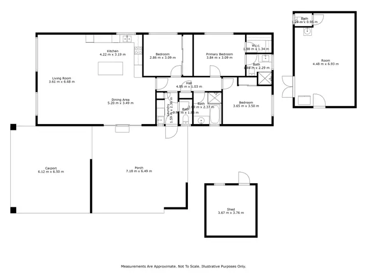 Floorplan of Homely house listing, 67 Wavell Street, Horsham VIC 3400