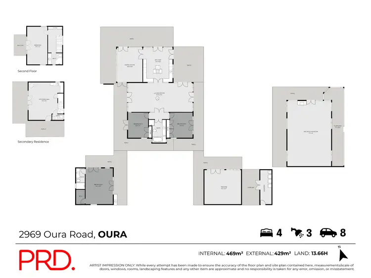 Floorplan of Homely house listing, 2969 Oura Road, Oura NSW 2650