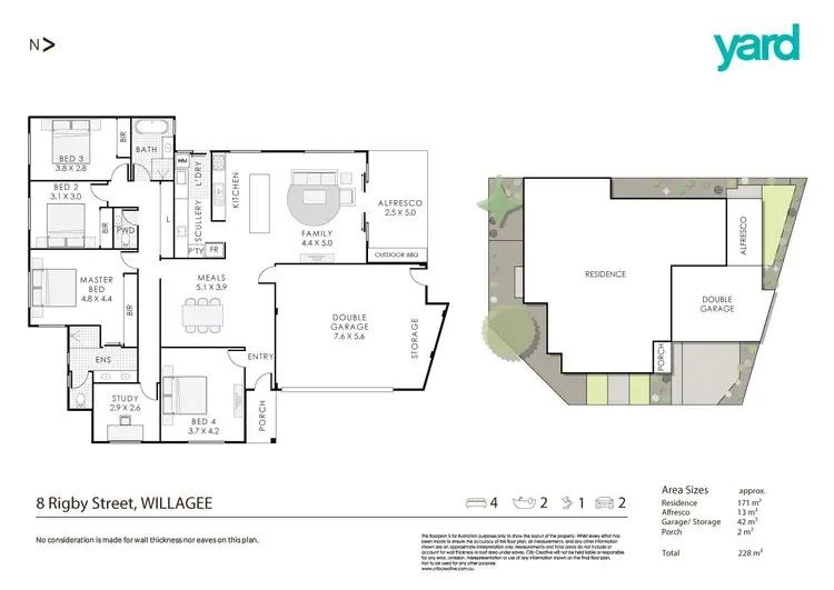 Floorplan of Homely house listing, 8 Rigby Street, Willagee WA 6156