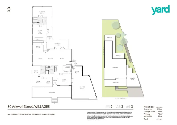 Floorplan of Homely house listing, 30 Arkwell Street, Willagee WA 6156