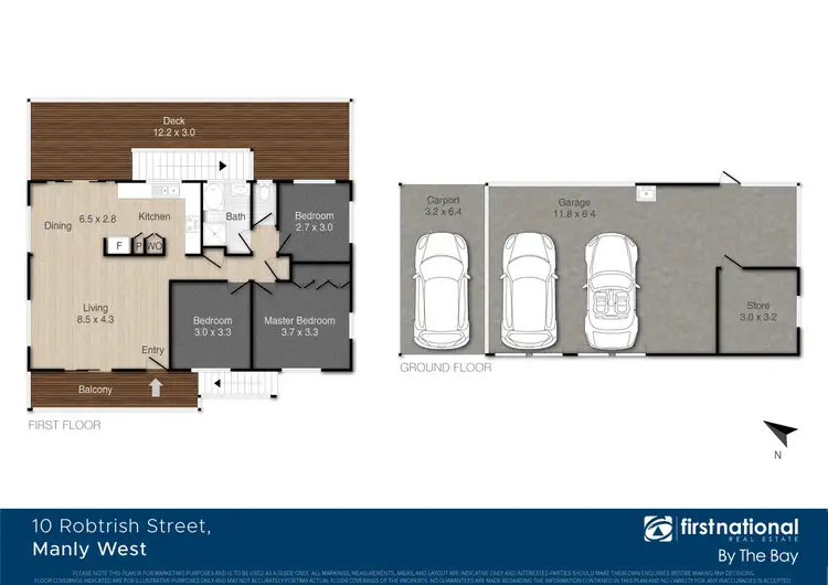 Floorplan of Homely house listing, 10 Robtrish Street, Manly West QLD 4179