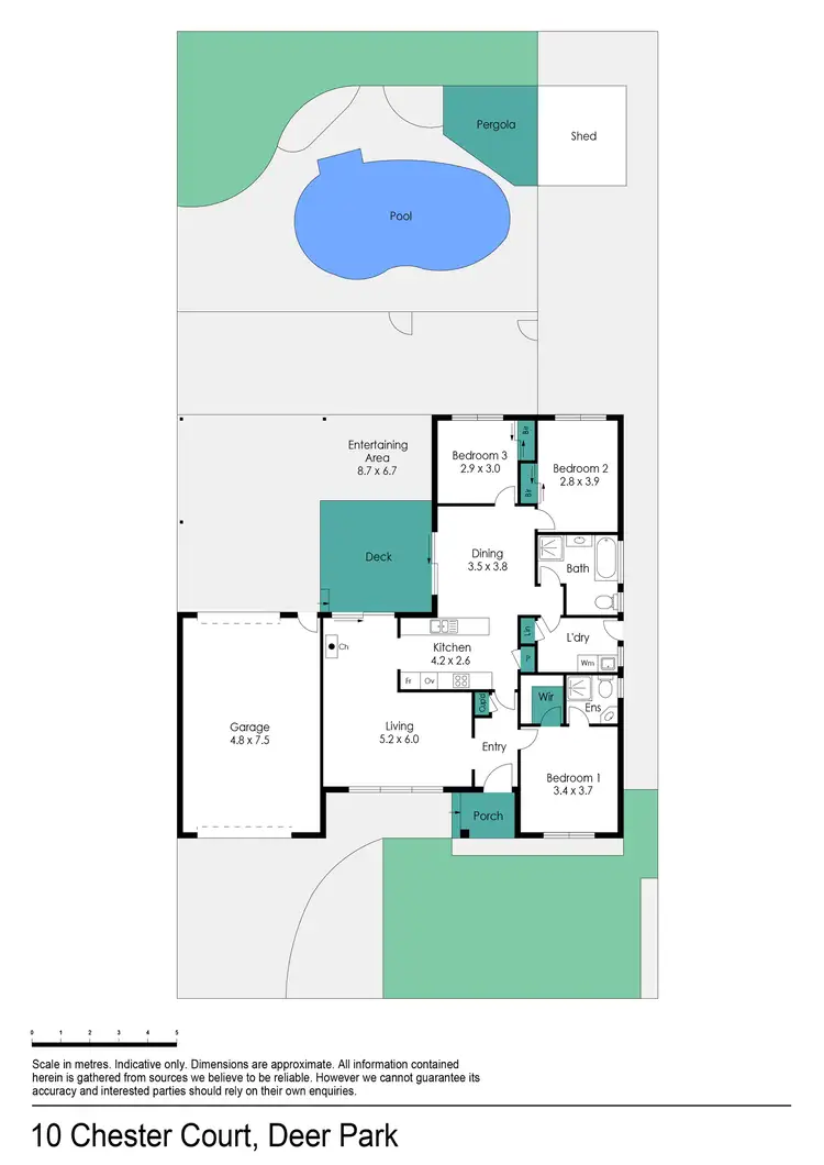 Floorplan of Homely house listing, 10 Chester Crescent, Deer Park VIC 3023