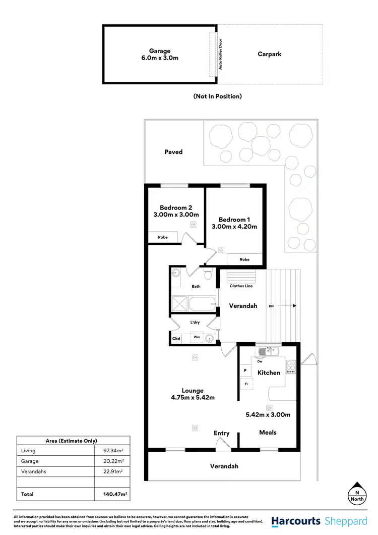 Floorplan of Homely unit listing, 3/1 Colliver Street, Norwood SA 5067