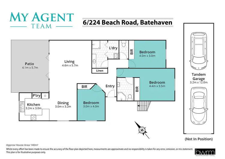 Floorplan of Homely unit listing, 6/224 Beach Road, Batehaven NSW 2536